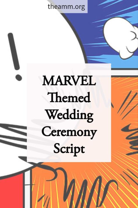 This fun Marvel themed wedding ceremony script is perfect for couples who love the MCU almost as much as they love each other! With humor & inspiration from Iron Man, WandaVision, Captain America, Avengers, Agents of Shield, Doctor Strange, Thor, and more, this script follows a familiar order and outline, with a warm welcome to guests, a romantic exchange of vows & rings, and words on the nature of marriage and the couple's love story. Written by ordained AMM Minister Michelle Rojas. Avengers Themed Wedding, Nerdy Wedding Vows, Marvel Wedding Ideas, Wedding Marvel, Marvel Wedding Theme, Iron Man Wedding, Spiderman Wedding, Avengers Wedding, Couples Shower Themes