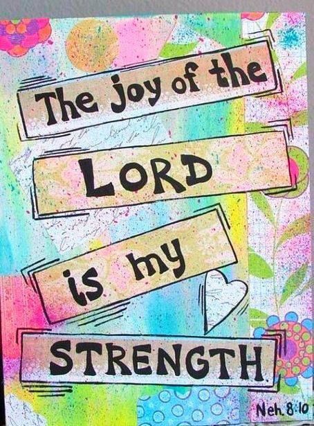 Neh. 8:10 The Joy Of The Lord, The Lord Is My Strength, Quotes Bible, Joy Of The Lord, My Strength, Verse Art, Spiritual Leader, Bible Verse Art, Bible Art Journaling