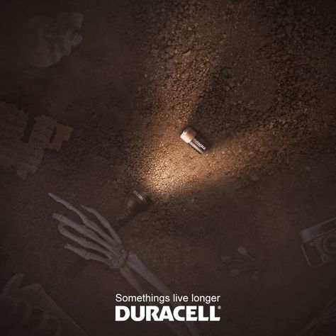 This ad is one of the most important ads I've made recently, it's an ad for Duracell batteries, we tried to explain the idea that the battery lasts as long as possible. Text on picture : Somethings live longer By creating a general feeling that everything around the lamp is already dead and rotten and that the battery is still working. It was distinguished from the "Best Ads on TV" site with a distinctive mark for the best creative projects Duracell Ads, Copywriting Ads, Creative Advertising Photography, Ads Creative Advertising Ideas, Graphic Design Collection, Ad Of The World, Creative Advertising Design, Tv Advertising, Funny Ads