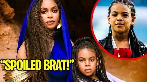 In this video, we look at Blue Ivy Carter, the daughter of music power couple Beyonce and Jay-Z. Blue Ivy has been in the spotlight since the day she was born. With famous parents like hers, it's no surprise that Blue Ivy has amassed a huge fan base at such a young age. She's already featured on her dad's, Jay Z, album, and her vocals on the track made her the youngest person to chart on the Billboard Hot 100. Blue Ivy Carter Hair, Young Jay Z, Blue Ivy Carter, Spoiled Brat, Music Power, Dark Secrets, Beyonce And Jay Z, Beyonce And Jay, Blue Ivy