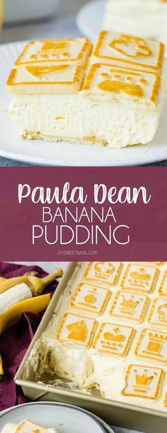 Paula Dean Banana Pudding, Paula Deen Banana Pudding, Paula Deen Banana Pudding Recipe, Chessman Banana Pudding, Banana Pudding Paula Deen, Banana Pudding From Scratch, Cheesecake Banana, Homemade Banana Pudding Recipe, Banana Cream Cheesecake