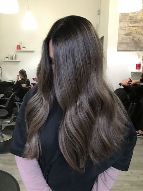 Ash Brown Color Hair, Dark Ash Brown Hair Colour, Ashy Brown Hair Balayage, Ash Brown Hair With Highlights, Ash Brown Hair Dye, Medium Ash Brown Hair, Ash Brown Hair Balayage, Dark Ash Brown Hair, Ashy Brown Hair