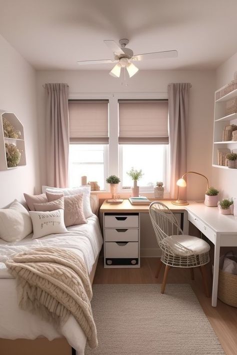 Small Room Makeover, Bedroom Ideas For Small Rooms Cozy, Room Redesign, Redecorate Bedroom, Cozy Room Decor, Teen Bedroom Decor, Room Design Bedroom, Room Makeover Bedroom, Room Makeover Inspiration