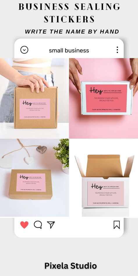 Box Label Template, Business Packaging Sticker, Box Seal Template, Postal Packaging Labels, Order Packaging Stickers, Shipping Label Postal Packaging, Stickers Small Business, Sticker Box, Order Packaging, Business Packaging, Unboxing Experience, Brand Stickers, Small Business Packaging, Packaging Stickers