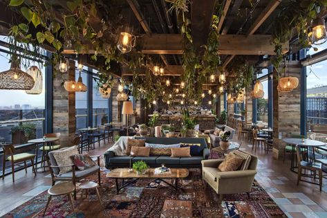 Previous London Rooftop Bar, London Rooftop, Pub Interior Design, Greenhouse Cafe, Treehouse Hotel, Coffee Shop Interior Design, Cafe Shop Design, Coffee Shops Interior, Garden Cafe