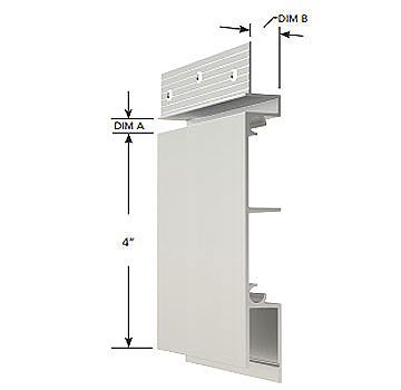 Fry Reglet #DRMBFLR-625-50-400 Flush Reveal Base Molding, Clear Anodized (1) Fry Reglet, Base Molding, Roof Hatch, Base Moulding, Ranch Style Home, Roof Repair, Paint Supplies, Design Guide, Types Of Flooring