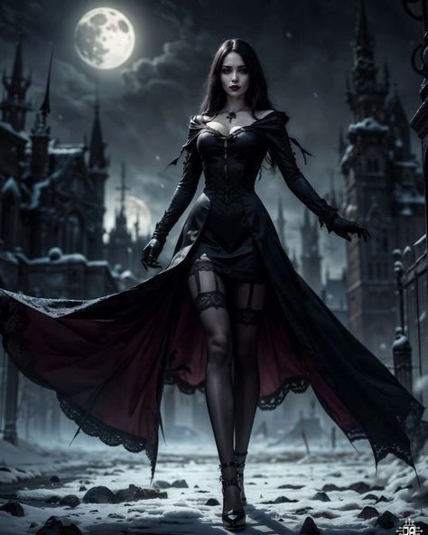 Pagan Witch Aesthetic, Beautiful Vampire Woman, Thick Veil, Vampire Woman, Vampire Witch, Female Vampire, Gothic Fantasy Art, Gothic Vampire, Vampire Art