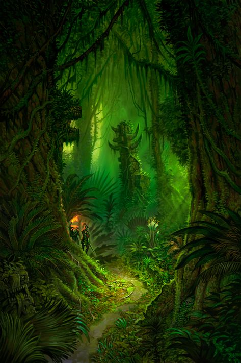 Jonathan Kirtz 5 Katsura Kotonoha, Forest Concept, Rpg Wallpaper, Ormanlık Alan, Forest Village, Mysterious Forest, Jungle Art, Fantasy Magic, Fantasy Forest