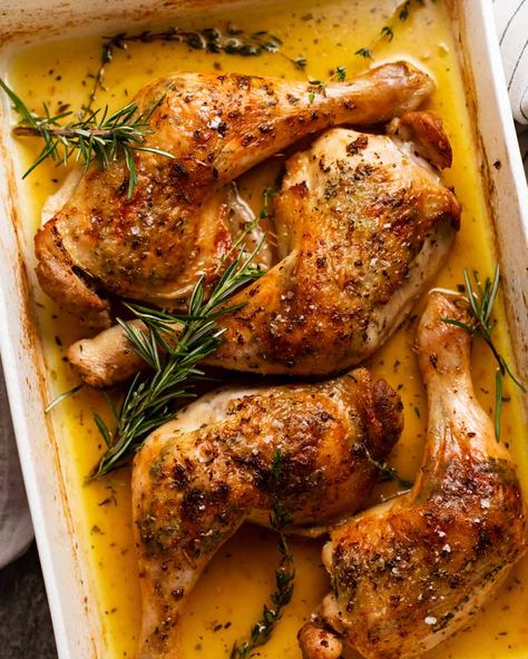 Herb & Garlic Chicken Marylands Chicken Parts Recipes Dinners, Roast Chicken Maryland Recipes, Chicken And Herb Recipes, Chicken Maryland Recipes Easy, Recipetineats Recipes Chicken, Garlic Chicken Legs Baked, Chicken Maryland Recipes Dinners, British Chicken Recipes, Chicken Maryland Recipes