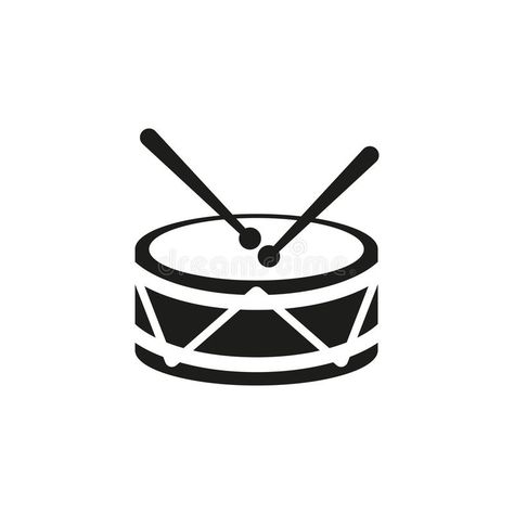 Drum icon. design. Music and toy symbol. web. graphic. AI. app. logo. object. flat. image. sign. eps. art. picture - royalty free illustration Drum Illustration, Drum Logo, Drums Logo, Here Comes The Boom, App Illustration, Logo Instagram, Music Illustration, Steel Drum, Youtube Logo