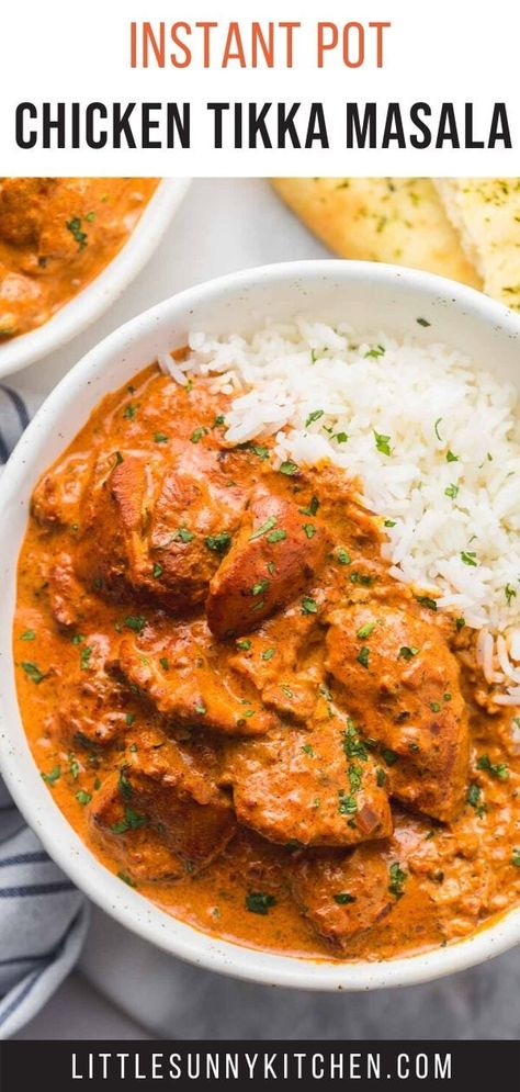 Easy Instant Pot Indian Recipes, Pressure Cooker Chicken Tikka Masala, Asian Instapot Recipes, Instapot Chicken Tikka Masala Recipes, Instant Pot Chicken Masala, Tikka Masala Recipe Instant Pot, Insta Pot Recipes Chicken, Tiki Masala Recipe Crock Pot, Instant Pot Indian Chicken Recipes