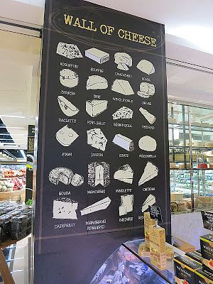 Eat Drink KL: Jasons Food Hall @ BSC Wine Shop Interior, Market Signage, Retail Display Shelves, Perfect Cheese Board, Cheese Display, Shop Shelving, Specialty Food Store, Store Signage, Shop Signage