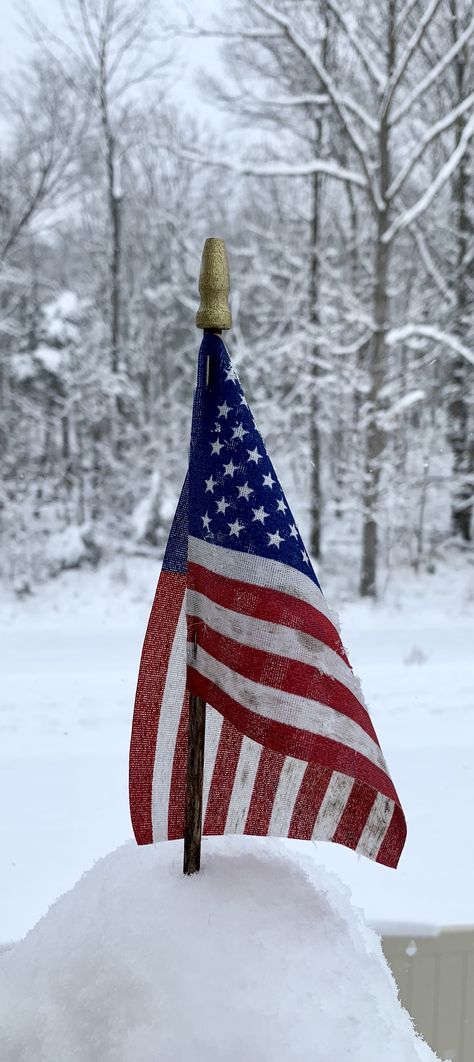 #America #USA #Flag #snowday #snow #virginia #landscape Nature, United States Army Wallpaper, Usa Flag Wallpaper Iphone, Usa Wallpaper Iphone, Snow In America, Usa Flag Aesthetic, American Flag Aesthetic, Flags Wallpaper, Usa Flag Wallpaper