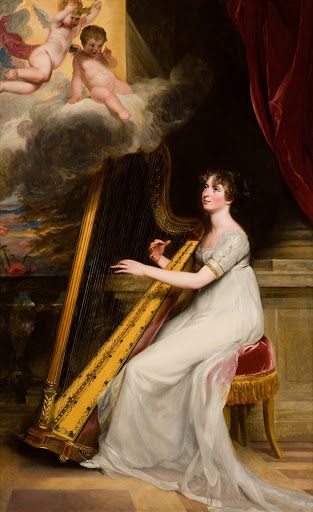 Harp Art, John Singleton Copley, John Singleton, Saint Cecilia, St Cecilia, Santa Cecilia, Historical Painting, Art Exhibitions, American Painting