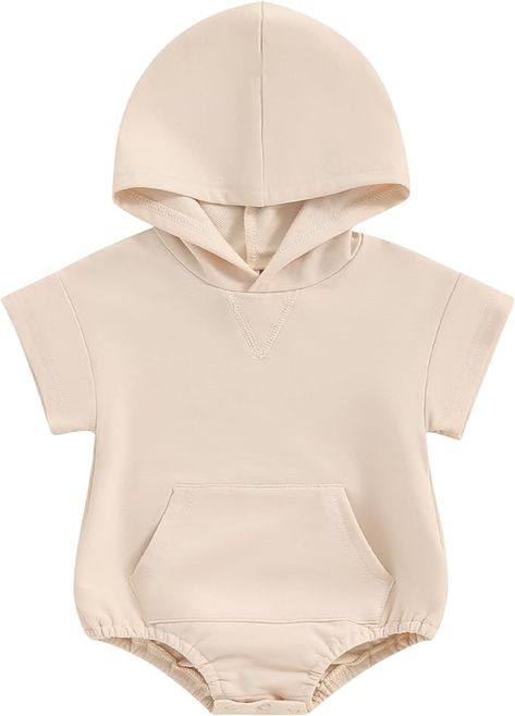 Amazon.com: AEEMCEM Newborn Baby Boy Girl Clothes Solid Color Oversized Short Sleeve Hooded Romper Bubble Onesie Neutral Summer Outfit: Clothing, Shoes & Jewelry Bubble Onesie, Neutral Summer Outfits, Newborn Baby Boy, Newborn Outfits, Baby Boy Newborn, Girl Clothes, Boy Girl, Summer Outfit, Newborn Baby