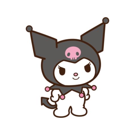 Kuromi Transparent Background, Saniro Charcters Drawings, Kuromi Png Icon, Kuromi Clipart, Kuromi White Background, Sanrio Icons Kuromi, Sanrio Stickers Png, Kuromi Sitting, Kuromi Poster