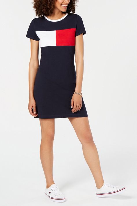 Tommy Hilfiger Logo, Tommy Hilfiger Dress, Wardrobe Tips, Outfits Chic, Tommy Hilfiger Outfit, Nice Style, Review Dresses, Dresses Women, Mua Sắm