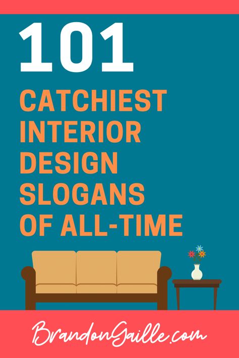 We have gathered a list of some of the catchiest interior design slogans and taglines that shine brightly within the industry. Slogan For Interior Design Company, Interior Design Tagline, Interior Design Ads Ideas, Interior Design Slogans Quotes, Captions For Interior Design, Logo Design For Interior Designers, Interior Design Firm Names Ideas, Interior Design Names Ideas, Interior Design Quotes Creative