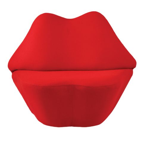 Mae West Lips Sofa Chair, Red Lips Sofa, Contemporary Lounge Chair, Ron Arad, Chic Chair, Mae West, Red Chair, The Kiss, Cushion Pattern, Kids Chairs