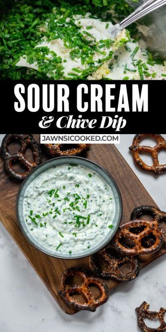 Homemade Chive And Onion Cream Cheese, Cream Cheese And Chives Dip, Dried Chives Recipes, Sour Cream Appetizer Recipes, Garlic Chive Recipes, Chives Recipe Dinners, Recipes Using Fresh Chives, What To Do With Chives, Chive Recipes Simple