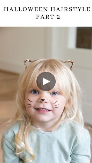 32K views · 12K reactions | 🐈‍⬛ I’m loving these adorable cat ears! It’s the perfect hairstyle for Halloween and SO easy to do!! 

Comment CAT for links to the hair products we use

Which Halloween style would you like to see next??

#halloweenhairstyles #halloweenhair #kidshairstyles #kidshair #momsofinstagram #momssupportingmoms #hairstyles #hairtutorial #spookyseason #hairideas #halloween #catears #halloweencostume #easyhairstyles | Lauren Reed | Nightcore Love · Halloween Music Box Cat Ears With Hair Hairstyles, Halloween Toddler Hairstyles, Easy Halloween Hairstyles For Kids, Halloween Hair Ideas For Kids, Cat Ears With Hair, Cat Ears Hairstyle, Kids Halloween Hair, Halloween Hairstyles For Kids, Halloween Cat Ears