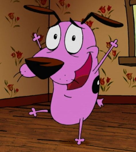 Courage the Cowardly Dog Courage The Cowardly Dog Aesthetic, Courage The Cowardly Dog Pfp, Dog Pfp, Courage The Cowardly Dog, Cowardly Dog, Red Can, Dog Aesthetic, Aesthetic Red, Red