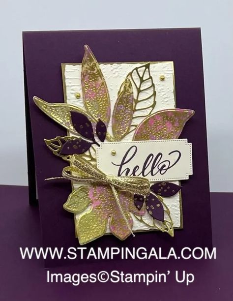 Autumn Card Making: Stunning Designs with the Changing Leaves Bundle - Stampin' Gala Stampin Up Fall Birthday Cards, Stampin Gala, Fall Cards Handmade, Fall Greeting Cards, Autumn Cards, Holiday 2024, Card Folds, Leaf Cards, Autumn Display