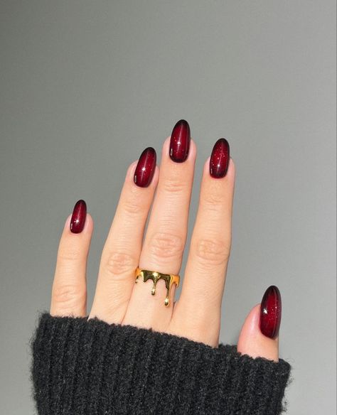 Nails | nail art | nail designs | nail ideas | nail art designs | nails acrylic | nail designs fall | nail trends | nail art fall Vampire Nails, Drip Nails, Red Nail Designs, Burgundy Nails, Red Nail, Prom Nails, Chic Nails, Ombre Nails, Winter Nails