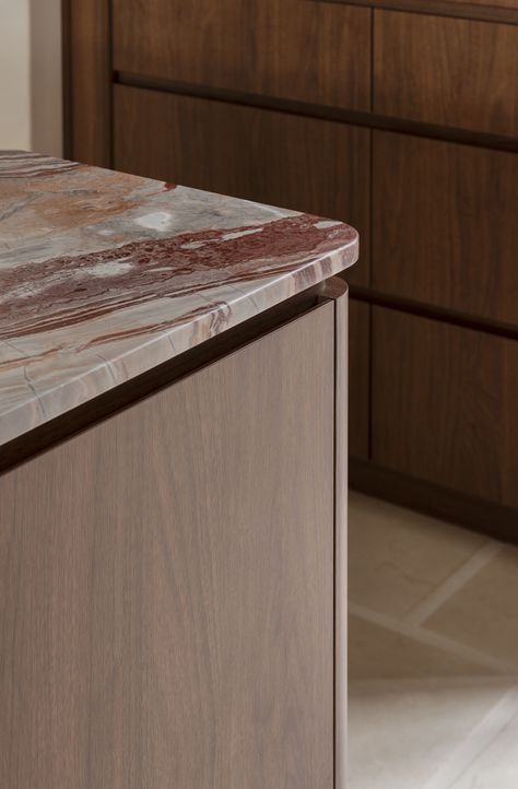 Rosso Trentino Marble - CDK Stone Lavish Bathroom, Titanium Granite, Burgundy Aesthetic, Natural Interiors, Home Wet Bar, Marble Interior, Natural Stone Countertops, Joinery Details, Marble Kitchen