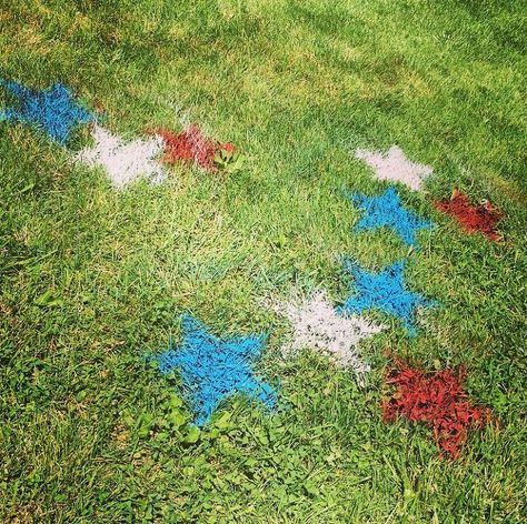 Lawn Stars, Lawn Aeration, Bbq Decor, Cheap Candle Holders, Stencils Tutorials, Mother Daughter Projects, Aerate Lawn, Fancy Print, Grass Roots