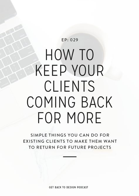 A lot of designers focus heavily on getting new clients when things are getting quiet. The problem with that is that it takes a lot more work to book new clients than it does to generate more work from previous clients. You have to continually be working to build trust with new potential clients asContinue Reading Freelance Tips, Selling Strategies, Get Clients, Design Podcast, Client Management, How To Shade, Find Clients, Sales Tips, How To Get Clients