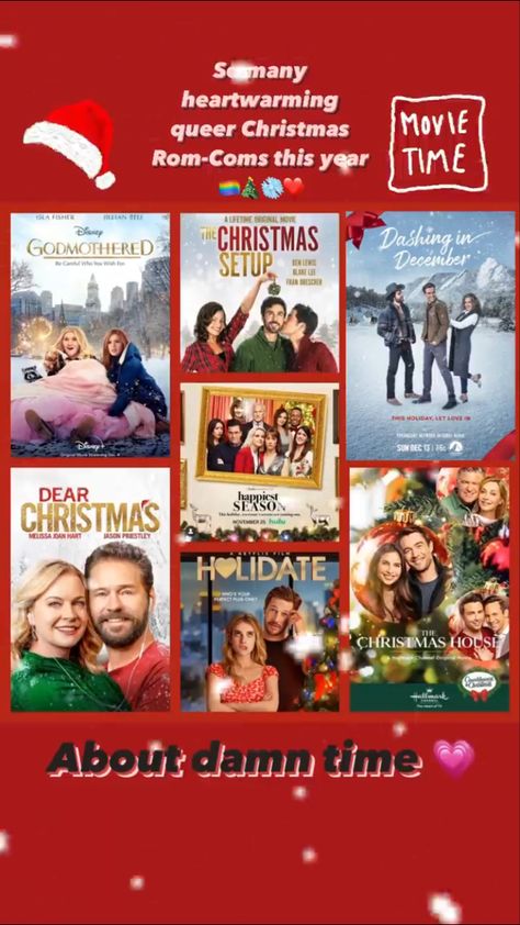 Christmas Rom Coms, Christmas Illustration, All The Way, Happy Christmas, Baseball Cards, In This Moment, Disney, Movie Posters, Christmas