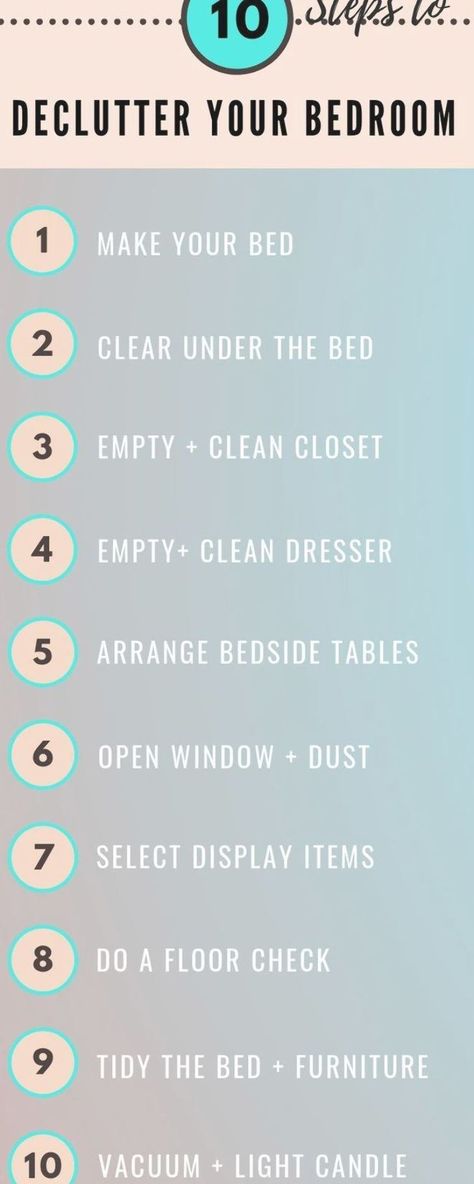 How To Stay Organized In Your Room, Decluttering Ideas For Bedroom, Tips To Organize Bedroom, Tidy Bedroom Inspiration, Inspiration For Cleaning Your Room, Spring Clean Bedroom Checklist, Steps To Deep Cleaning Your Room, How To Make Your Room Less Cluttered, Tips On Organizing Your Room