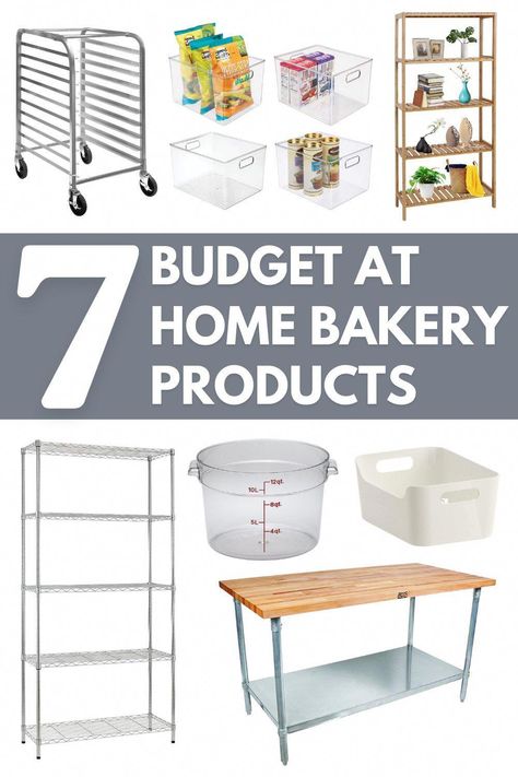 If you're starting an at home bakery business then check out this supply list to get your business open fast! This list has the tools and products to help organize and design your kitchen workspace, plan how to stock your supplies, and give you ideas for how you can layout your own kitchen. Get tips from an experienced cottage bakery who has found a way to make money while being at home. Visit AlchemyBread.com for design inspiration, how to DIY opening you #ExoticBreadsfromAroundtheWorld Baking Supplies List, Bakery Kitchen Ideas, Bakery Organization Ideas, Home Bakery Organization, At Home Bakery Business, Bakery Kitchen Layout, At Home Bakery, Micro Bakery, Kitchen Workspace