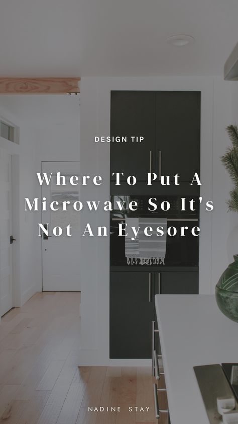 Microwave Beside Stove, Hide A Microwave In A Small Kitchen, How To Hide The Microwave, Hiding A Microwave In A Small Kitchen, How To Remove Microwave Above Stove, Hide The Microwave, Where To Put My Microwave In My Kitchen, Hide Microwave In Kitchen Diy, Places To Put A Microwave In A Kitchen