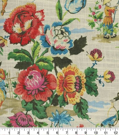 Floral Drapery Fabric, Floral Drapery, Chinoiserie Design, Floral Upholstery, Easter Projects, Botanical Beauty, Needle Arts, White Milk Glass, Vintage Textiles