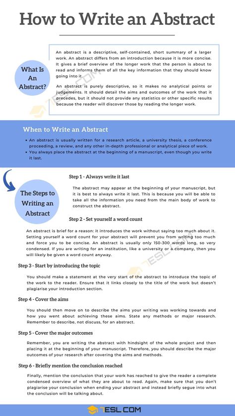 How To Write An Academic Abstract, How To Write An Abstract, How To Write A Dissertation, Deans List, Writing A Thesis Statement, Abstract Writing, Scientific Writing, Informative Essay, Essay Tips