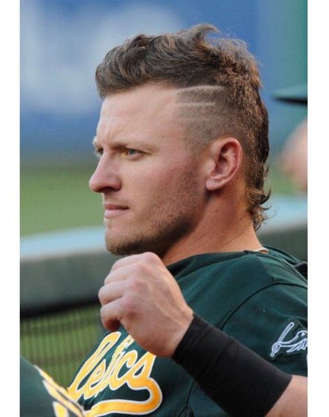 Josh Donaldson Haircut, Bryce Harper Haircut, Modern Mullet Haircut, Baseball Haircuts, Hockey Hair, Monochrome Makeup Look, Mohawk Mullet, Beyonce Hair, Josh Donaldson