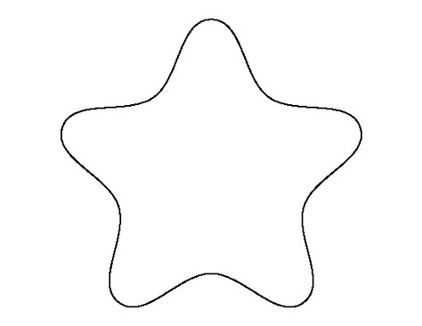 Rounded star pattern. Use the printable outline for crafts, creating stencils, scrapbooking, and more. Free PDF template to download and print at http://patternuniverse.com/download/rounded-star-pattern/ Star Template Printable, Printable Outline, Girly Party Ideas, Coloring Crafts, Star Outline, Bible Story Crafts, Bumbo, Star Template, Stencils Printables