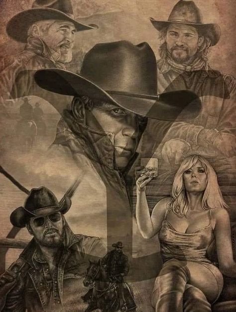 Yellowstone Tattoo, Western Pictures, Red Queen Victoria Aveyard, Cowboy Photography, Corsa Wind, Yellowstone Series, Western Artwork, Deer Pictures, Dutton Ranch