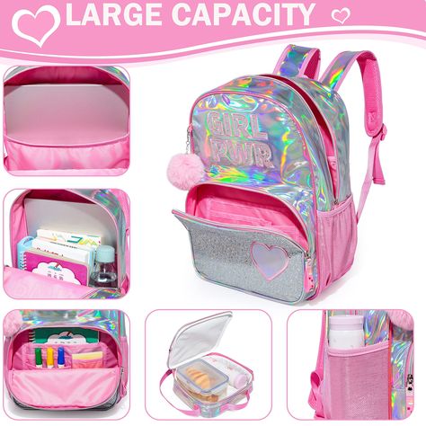 Backpack for Girls School Backpacks Kids Clear Bookbag for Elementary Kindergarten Students Full Kids School Backpack, Girl Backpacks School, School Backpack, Girl Backpacks, Kids Backpacks, School Bag, Smart Shopping, Bag Set, School Backpacks