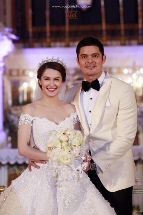 Marian Rivera Wedding, Marian Rivera Wedding Gown, Dingdong Dantes, Marian Rivera, Fairy Wedding, Wedding Site, Princess Wedding Dresses, Princess Wedding, Timeless Wedding