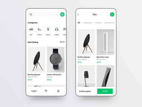 Explore Screen for shopping app UI kit clean fashion app store shop app mobile app dailyui minimal app minimal e commerce shopping ios ui kit kit ui app design Ui Design Tutorial, Mobil Design, Ux Design Mobile, Ui Design Mobile, App Design Layout, Ios App Design, Ecommerce App, Desain Ui, Ios Ui