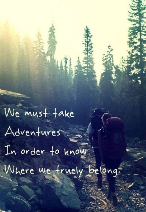 Our new adventure together :) Adventure Quotes, Best Inspirational Quotes, E Card, In The Woods, Travel Quotes, Travel Journal, The Words, Great Quotes, Beautiful Words