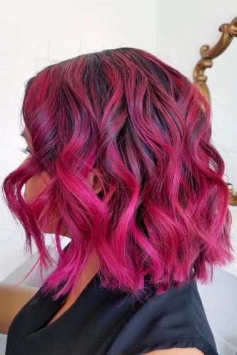 Shades Of Pink Hair, Red Pink Hair, Hair Color 2017, Deep Red Hair, Hair Color Pictures, Red Hair Inspiration, Bombshell Hair, Magenta Hair, Hot Pink Hair