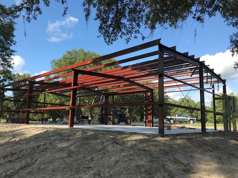 Find out the advantages of choosing red iron steel building kits. Metal Building Prices, Metal Building Kits, Vehicle Storage, Storage Buildings, Building Homes, Steel Building, Iron Steel, Steel Buildings, Metal Buildings