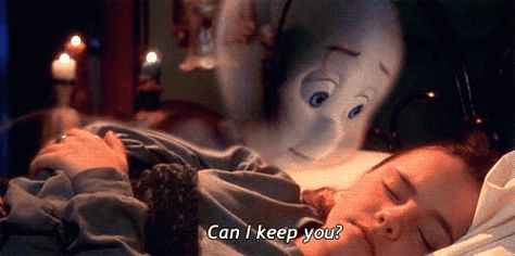 You Wake Up to a Supercreepy Stranger the Next Morning Casper 1995, Can I Keep You, Hearing Voices, Casper The Friendly Ghost, Kids' Movies, Friendly Ghost, 90s Childhood, Distance Relationship, Long Distance Relationship