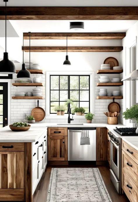 17 beautiful Kitchen Color Ideas to Make Your Space Pop Small Kitchen Colors Schemes, Modern Colorful Kitchen, Terracotta Kitchen Walls, Cozy Modern Kitchen, Popular Kitchen Paint Colors, Kitchen Colors Schemes, Kitchen Open Shelving Ideas, Small Kitchen Colors, Kitchen Color Ideas