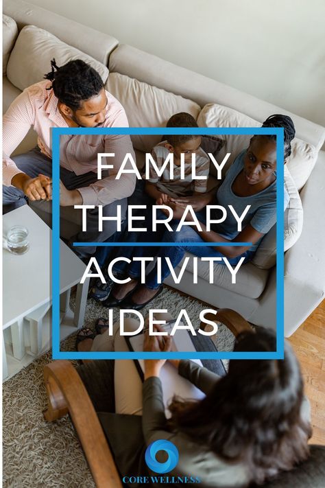 What is family therapy anyway? What's even the point of family therapy? And how does it work? All these skeptical and great questions are answered in our blog! Learn about what family therapy is and gain some new family therapy activity ideas! After checking out our therapy blog, you'll walk away with 10 new family therapy activities! Family Counseling Activities, Family Therapy Games, Play Therapy Games, Family Therapy Activities, Group Therapy Activities, Anger Management Activities, What Is Family, Play Therapist, Therapy Activity