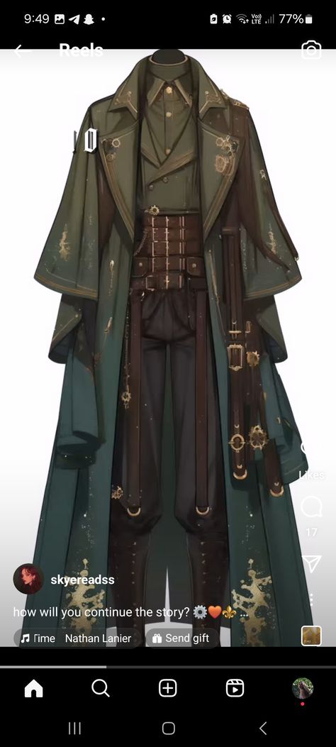 Fantasy Elf Outfit Male, Fae Fashion Male, Celtic Outfit Male, Fantasy Outfit Ideas Male, Green Fantasy Outfit Male, Fantasy Outfits Design Male, Fantasy Fashion Male, Dark Fairy Outfit, Male Fantasy Clothing Design